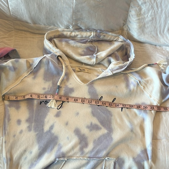 Ron Jon Surf Shop Tie Dye Hoodie Size Small Purple Pastel Lightweight Pullover - Picture 8 of 12